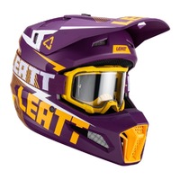Leatt 3.5 V23 Indigo MX Helmet & Goggles Kit