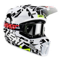 Leatt 3.5 V23 Zebra MX Helmet & Goggles Kit