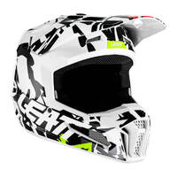 Leatt 3.5 V23 Zebra Juniors MX Helmet