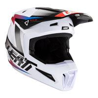Leatt V24 2.5 MX Helmet - Black / White 