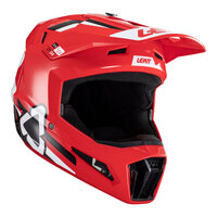 Leatt V24 3.5 Juniors MX Helmet Red
