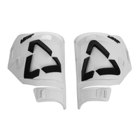 Leatt White/Black Shin Plate Kit (Pair) US10/11