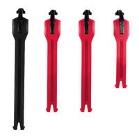 Leatt Boots Replacement Strap Kit 4.5 Black 1 + Red 3 Pieces