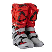 Leatt 5.5 JW22 Flexlock Enduro Grey/Red Motorbike Boots