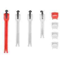 Leatt Boots Replacement Strap Kit 4.5 Grey 3 + Red 1 Pieces