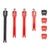 Leatt Boots Replacement Strap Kit 5.5 Red 3 + Black 1 Pieces