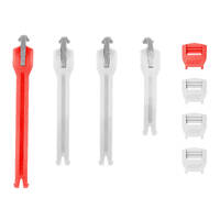 Leatt Boots Replacement Strap Kit 5.5 White 3 + Red 1 Pieces