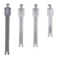 Leatt 5.5 Strap Kit - 3 x Forge + 1 x Dark