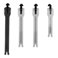 Leatt 4.5 Strap Kit - 3 x Forge + 1 x Black