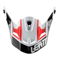 Leatt 4.5 GPX V20 Helmet Peak - White Black