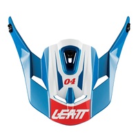 Leatt 4.5 GPX V25 Helmet Peak - Blue / White