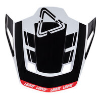 Leatt Helmets Moto Visor - 7.5 V24 Black / White