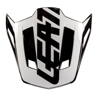 Leatt 9.5 V26 Helmet Visor - Carbon / White