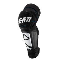 Leatt 3DF Hybrid White / Black Knee & Shin Guard - L/XL