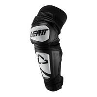 Leatt White/Black Knee Guard - Juniors