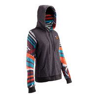 Leatt MX Premium Womens Zip Hoodie - Stripes