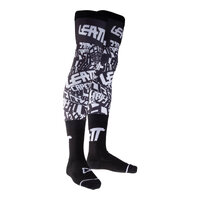 Leatt 2024 MX Knee Brace Socks - Black / White 
