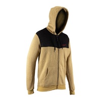 Leatt Tech Zip unisex Hoodie - Brass Brown