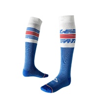 Leatt Motorcycle Socks - Stripes Blue
