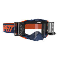 Leatt Velocity MX Goggles - 6.5 Roll-Off Ink / Orange - Clear Lens
