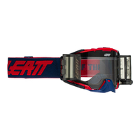 Leatt 6.5 Velocity Goggles - Roll-Off Red/Blu Clear 83%
