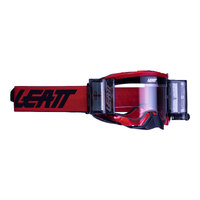 Leatt 5.5 Velocity Goggles Roll-Off - Red / Clear 83%