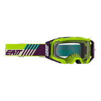 Leatt 5.5 MX Velocity Goggles - Cryztal Lime Purple 75VLT