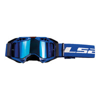 LS2 Auro Pro Goggles - Blue with Iridium Lens
