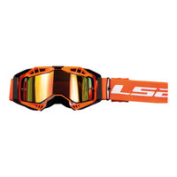 LS2 Auro Pro Goggles - Orange with Iridium Lens