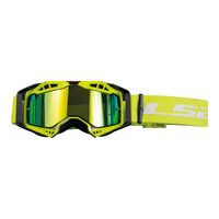 LS2 Auro Pro Goggles - Yellow with Iridium Lens