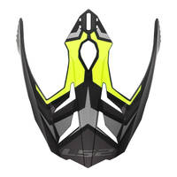 LS2 Helmets MX701 Peak - Focus Titanium High Vis Yellow