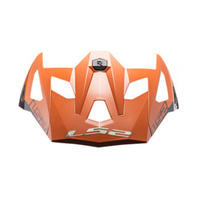 LS2 MX703 X-Force Titanium/Orange Helmet Peak
