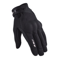 LS2 Dart 2 Mens Black Motorbike Gloves