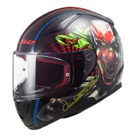 LS2 FF353 Rapid Happy Dreams Glow in the Dark Clown Motorbike Helmet