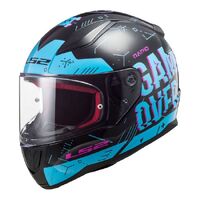 LS2 FF353 Rapid Player Full Face Motorbike Helmet - Black / Blue