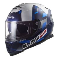 LS2 FF800 Storm Mcphee Replica Full Face Motorbike Helmet - Blue / White