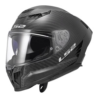 LS2 FF807 Dragon Forged Full Face Motorbike Helmet - Matte Carbon