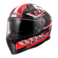 LS2 FF811 Vector II Full Face Motorbike Helmet - Black/Red