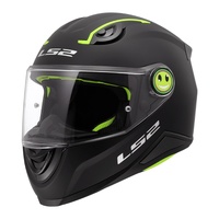LS2 FF812 Kids Full Face Motorbike Helmet - Black