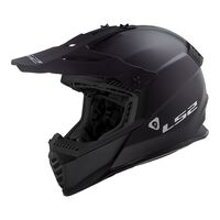 LS2 MX437 Fast Evo MX Motocross Off Road Helmet - Matte Black