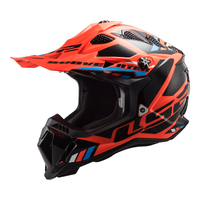 LS2 MX700 Subverter Stomp Helmet - Fluro Orange / Black