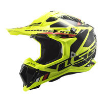 LS2 MX700 Subverter Evo Stomp Helmet - High-Vis Yellow / Black