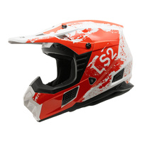 LS2 MX706 COZ Hyde Kids Helmet - Red / White