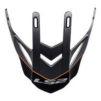 LS2 Helmets MX436 Pioneer Peak Element Matte Titanium / Orange
