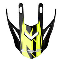 LS2 Helmets MX437 Fast Evo Peak Roar Black High Vis Yellow