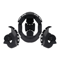 LS2 MX702 Helmet Liner - Black (XS)