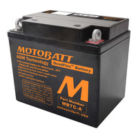 Motobatt Quadflex AGM Battery for 1987-2012 Yamaha TW200 - 125 CCA