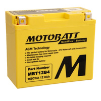 Motobatt Quadflex AGM Battery for 2009-2017 Yamaha XJ6N - 150 CCA