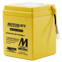 MBT6N4 Motobatt Quadflex 6V Battery 