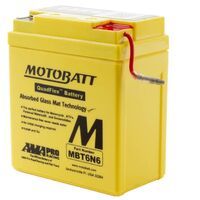 MBT6N6 Motobatt Quadflex 12V Battery 
